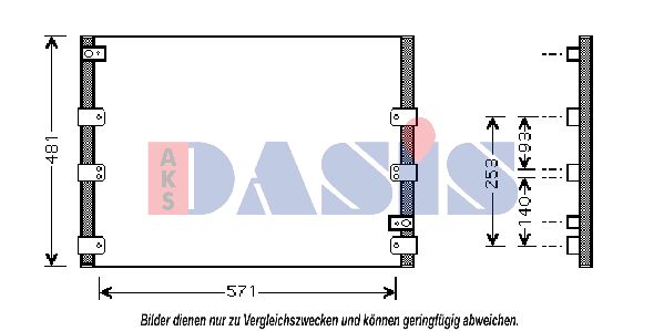 AKS DASIS kondensatorius, oro kondicionierius 212019N